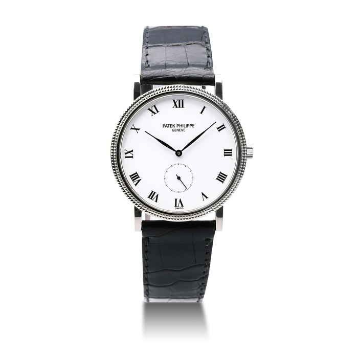 Patek Philippe. A White Gold Calatrava Wristwatch, Ref.3919G