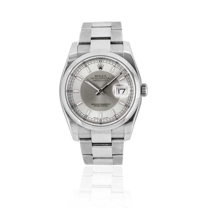 Rolex Rolex. A stainless steel automatic calendar bracelet watch Datejust, Ref: 116200, Circa 2010, Price & Market Data