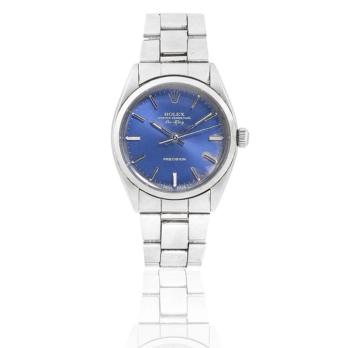 Rolex Rolex. A stainless steel automatic bracelet watch Air-King Precision, Ref: 5500, Circa 1958, Price & Market Data