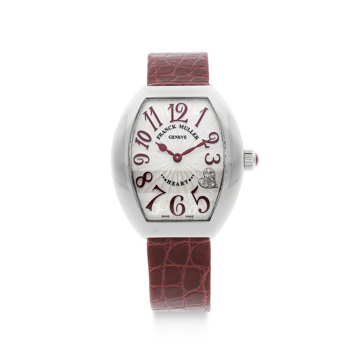 Franck Muller Franck Muller. A "Heart" Wristwatch, Ref.5002.L.QZ.C4.CD.AC, S#11, With box and certificate · 5002.L.QZ.C4.CD
