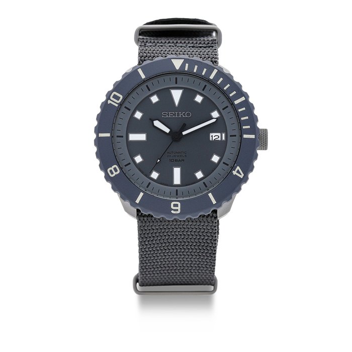 Seiko. A Stainless Steel Limited Edition Automatic Diver's Calendar Bracelet Watch, SCVE029 'Nano Universe', Ref.4R35-00W0, No.326/600, With box