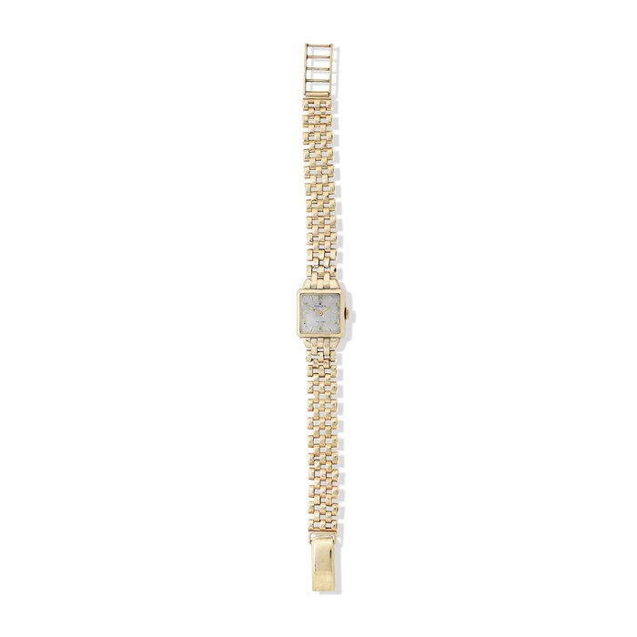 Rolex. A 9k gold ladies manual wind bracelet wristwatch Precision, Chester 1952