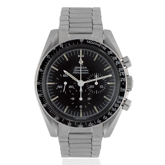 Omega. A stainless steel manual wind chronograph bracelet watch Speedmaster, Ref: ST 105.012-66, Manufactured 1967