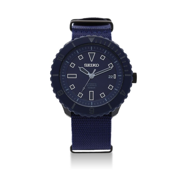 Seiko. A Stainless Steel Automatic Diver's Calendar Wristwatch, 'nano universe', Ref.SCVE033, No.231/500, With Manual and Box