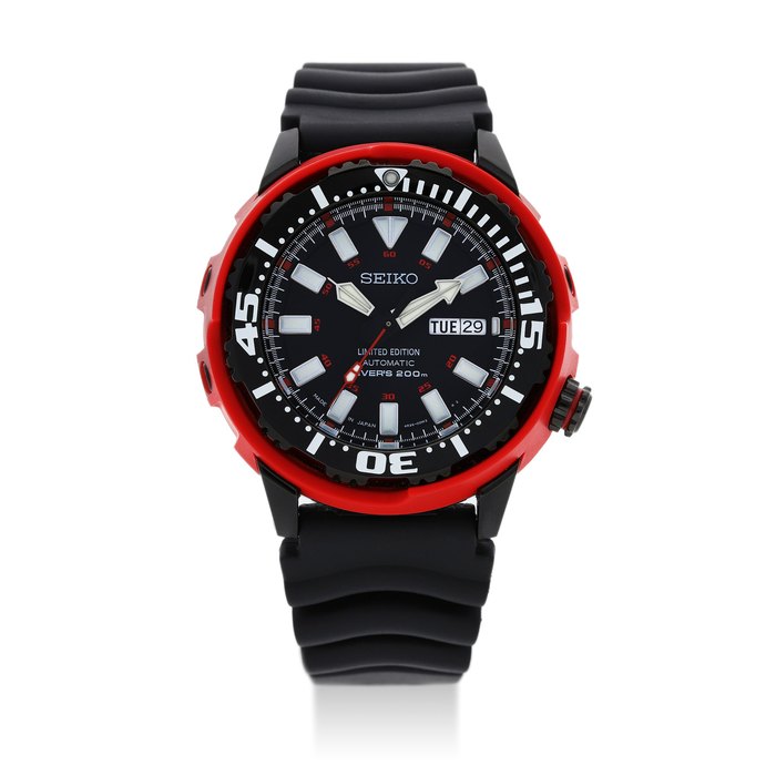 Seiko. A Stainless Steel and plastic Automatic Diver's Calendar Bracelet Watch, 'Prospex', Ref.4R36-00T0, No.1N0119, With Box
