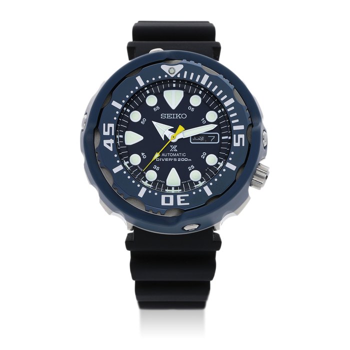 Seiko. A Stainless Steel and Ceramic Automatic Diver's Calendar Wristwatch, 'Prospex', Ref.4R36-04D0, No.550545, With Box and Manual