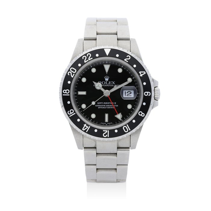 Rolex Rolex. A Steel GMT-Master II Bracelet Watch, Price & Market Data