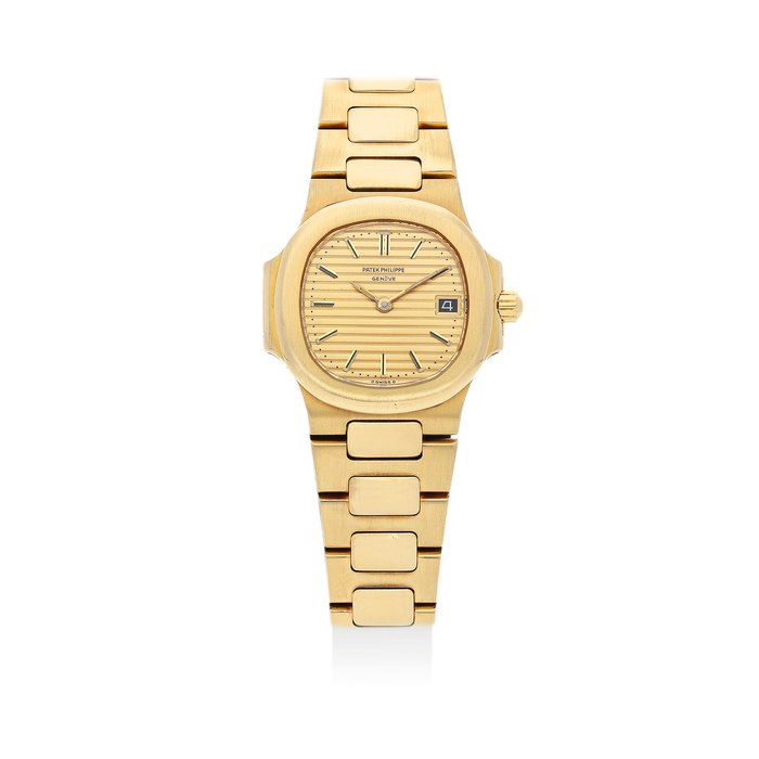Patek Philippe Patek Phillipe. A Gold 'Nautilus' Bracelet Watch Ref. 4700/001