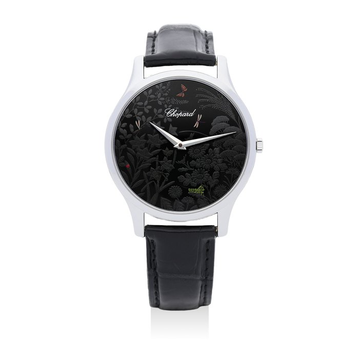 Chopard. A White Gold Artist Masumura Wristwatch, No.1569205, With Box and Certificate