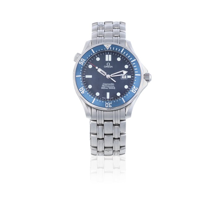 Omega. A stainless steel quartz calendar bracelet watch Seamaster Professional, Ref: 196.1523, Circa 2005