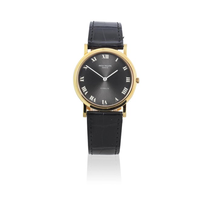 Patek Philippe. An 18K gold manual wind wristwatch retailed by Gübelin Calatrava, Ref: 3520, Circa 1968