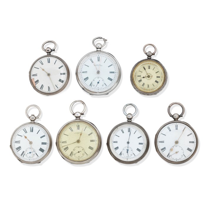 A group of twenty two various 19th & 20th century silver and plated pocket watches