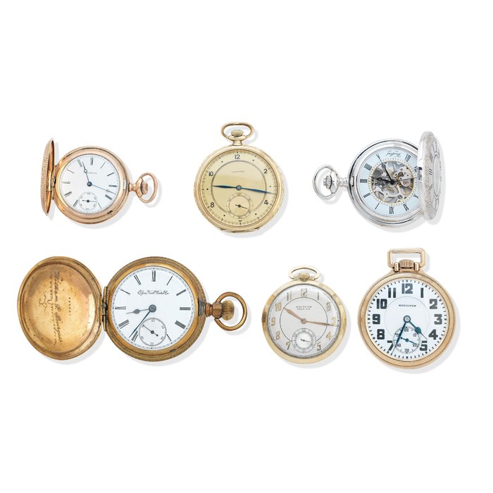 Longines A group of six various late 19th/early 20th century pocket watches (6)