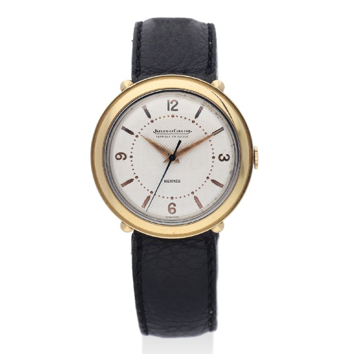 JAEGER-LECOULTRE | REF. 126429, A GILT WRISTWATCH, RETAILED BY HERMÃˆS, CIRCA 1950