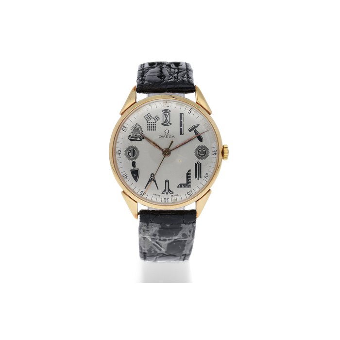 Omega. A 18K Yellow Gold Wristwatch, Ref 470802