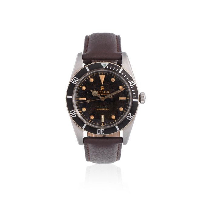 Rolex. A stainless steel automatic wristwatch Submariner, Ref: 6536 1, Circa 1957