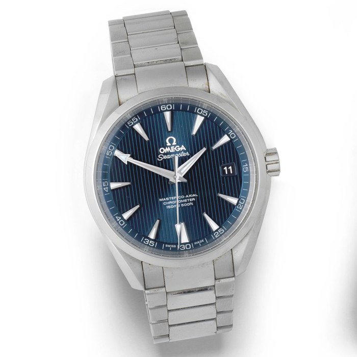 Omega. A stainless steel automatic calendar bracelet watch with co-axial escapement Seamaster Co-Axial Aqua Terra, Circa 2010