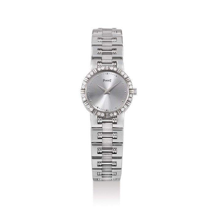 Piaget. A Ladies' White Gold and Diamond Dancer Bracelet Watch, Ref. 80564 K81