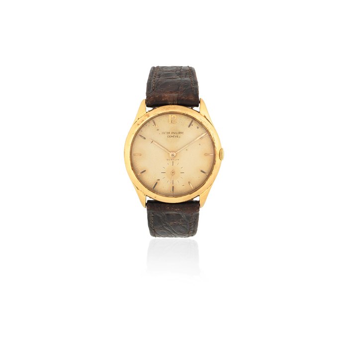 Patek Philippe. An 18K gold manual wind wristwatch Calatrava, Ref: 2557, Circa 1960