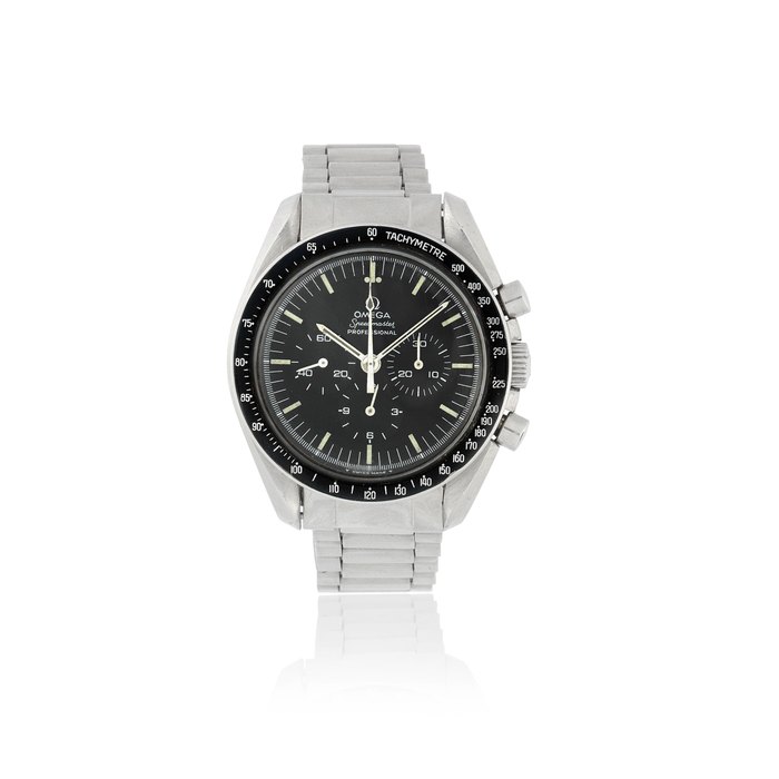 Omega. A stainless steel manual wind chronograph bracelet watch Speedmaster Professional, Ref: 145.022 ST71, Circa 1971