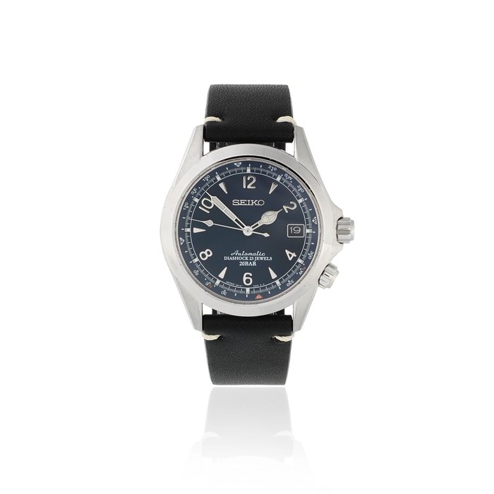 Seiko. A Limited Edition stainless steel automatic calendar wristwatch with compass indication made exclusively for the US market Alpinist, Ref: 6R15-04K0, Limited Edition No.0573/1959, Circa 2019