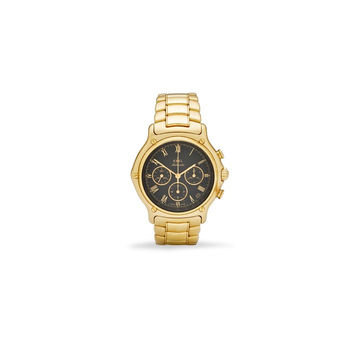 Ebel Ebel. An 18K gold automatic tachymeter chronograph and bracelet 1911 El Primero, Ref: 8134901, 1990's, Price & Market Data