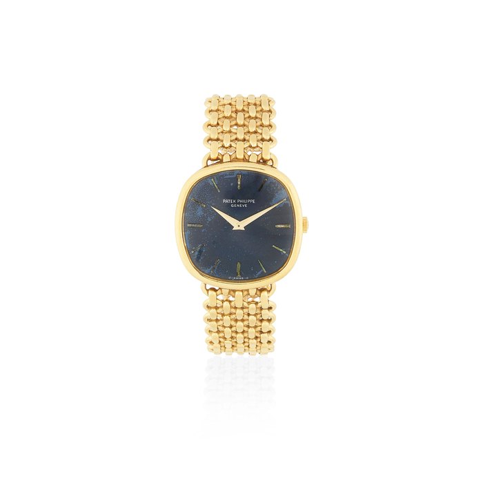 Patek Philippe. An 18K gold manual wind cushion form bracelet watch Ellipse, Ref: 3844/2, Circa 1970