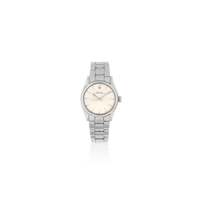 Rolex Rolex. A mid-size stainless steel automatic bracelet watch Oyster Perpetual, Ref: 6549, Circa 1966, Price & Market Data
