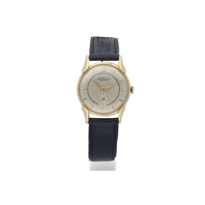 Jules Jurgensen. A Mid-Size 14K Yellow Gold Manual wind Wristwatch