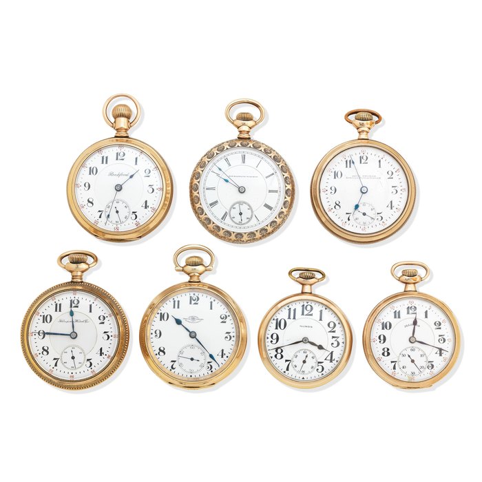 A group of 19th/20th century open faced pocket watches