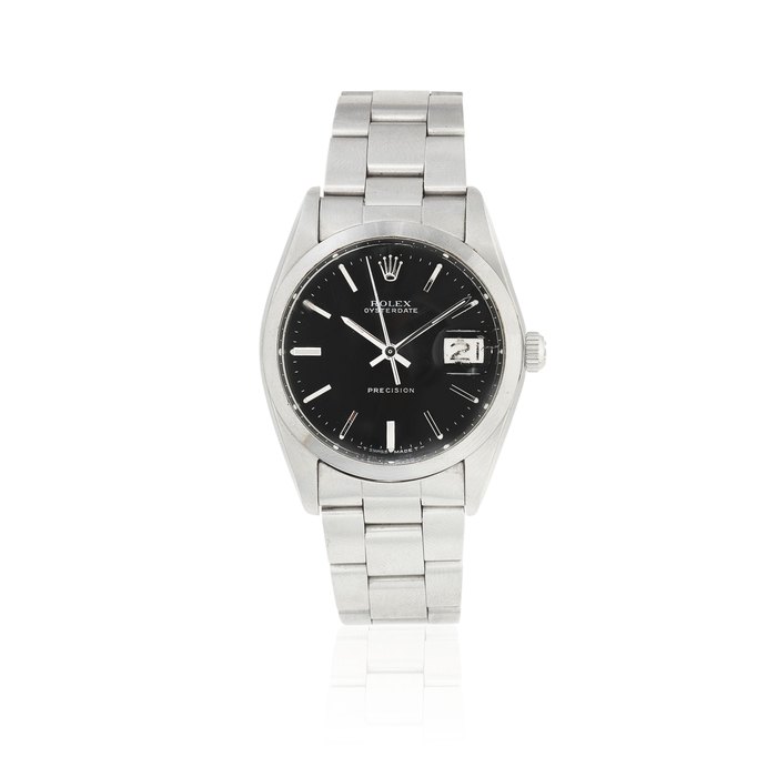 Rolex. A stainless steel manual wind calendar bracelet watch Oysterdate Precision, Ref: 6694, Circa 1978