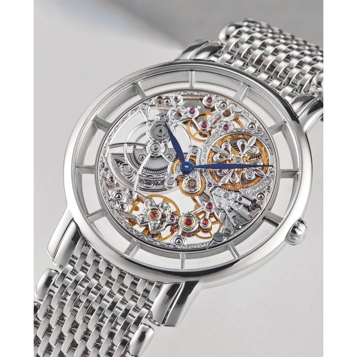 Patek Philippe, A Rare White Gold Automatic Skeletonized WristWatch with Bracelet, Ref. 5180/1G, Mvt 3719430 Case 4586465