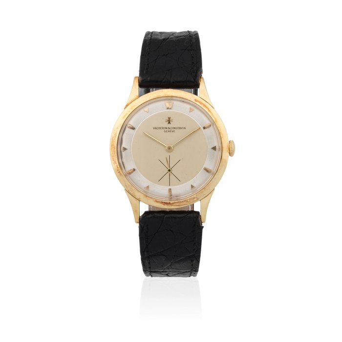 Vacheron & Constantin. An 18K gold manual wind wristwatch Ref: 4874, Circa 1958