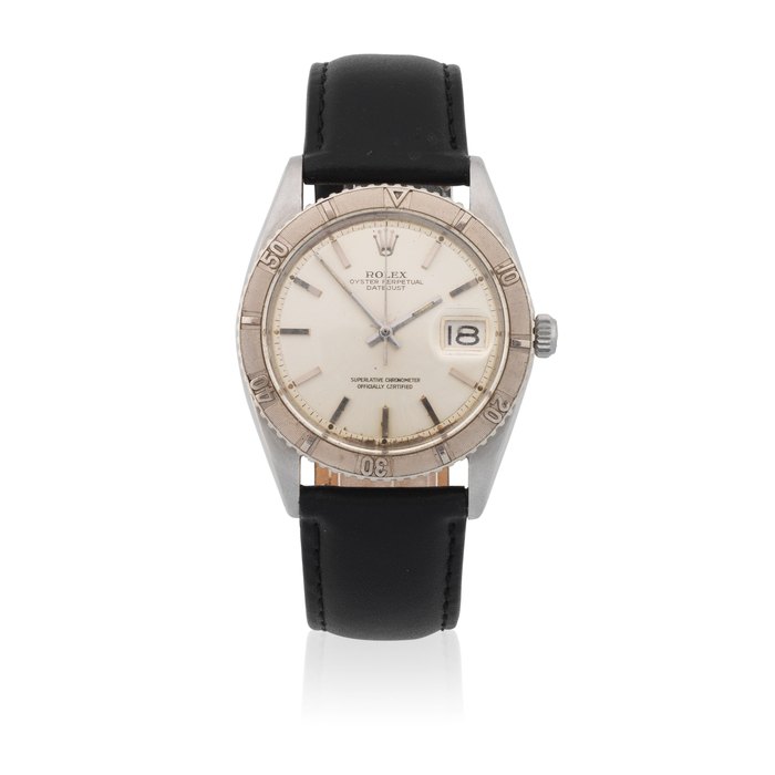 Rolex. A stainless steel automatic calendar wristwatch Datejust Thunderbird, Ref: 1625, Circa 1968