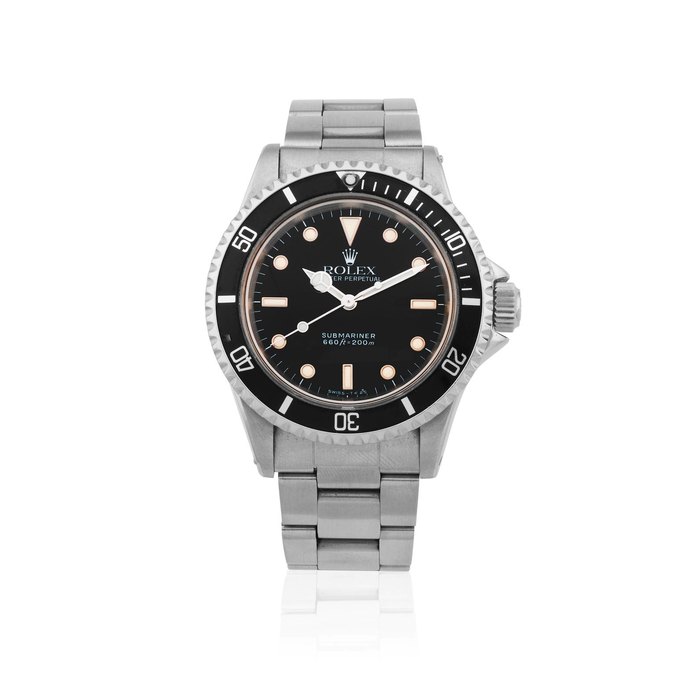 Rolex Rolex. A stainless steel automatic bracelet watch Submariner, Ref: 5513, Circa 1970, Price & Market Data