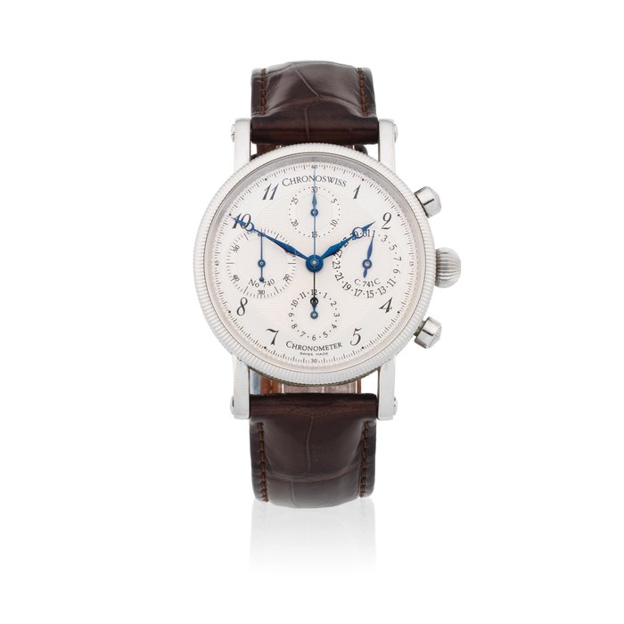 Chronoswiss. A stainless steel automatic calendar chronograph wristwatch Opus, Ref: CH7523D, Circa 2000