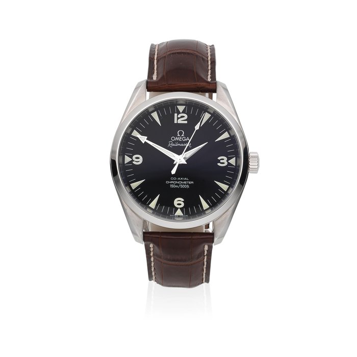 Omega. A stainless steel automatic wristwatch Aqua Terra Railmaster Re-Edition, Ref: 28025237, Sold 8th March 2004