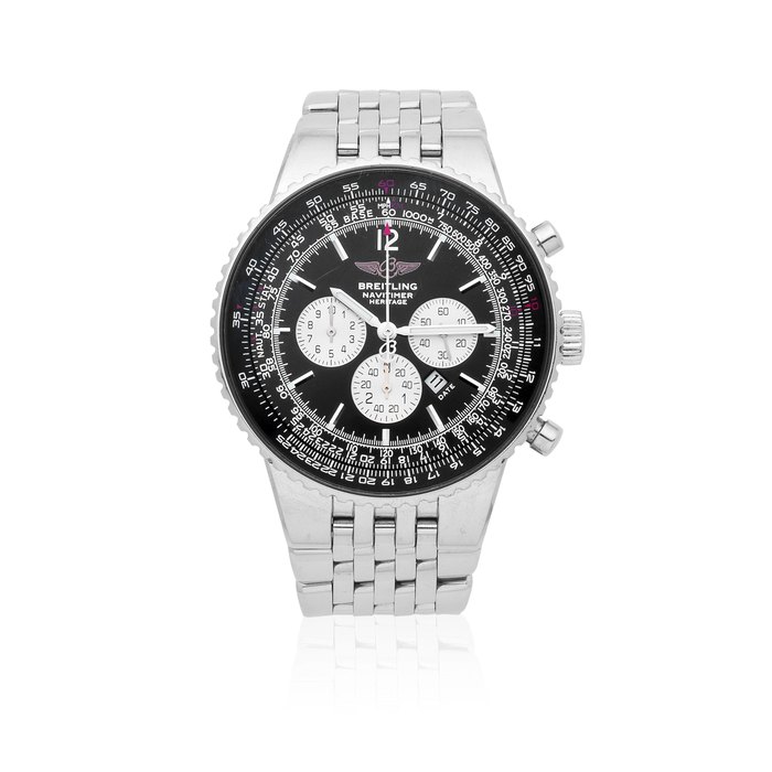 Breitling Breitling. A stainless steel automatic calendar bracelet watch Navitimer Heritage, Ref: A35350, Circa 2005, Price & Market Data