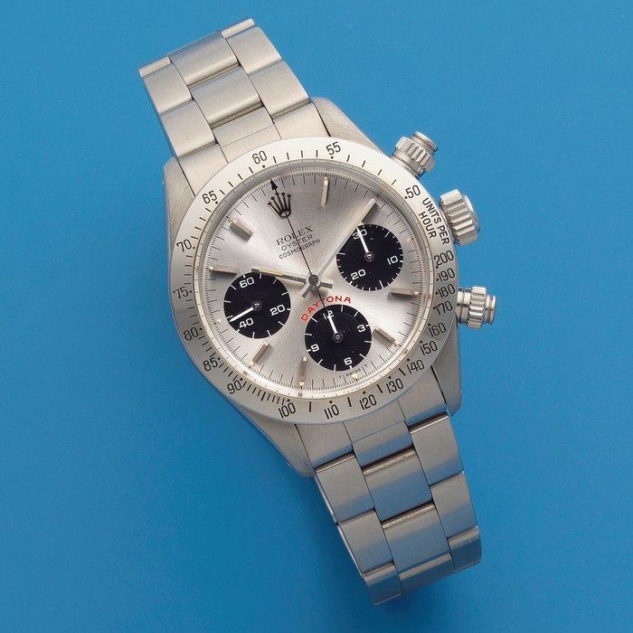 Rolex. A fine and rare stainless steel manual wind chronograph bracelet watch Cosmograph 'Big' Daytona, Ref: 6263, Circa 1987