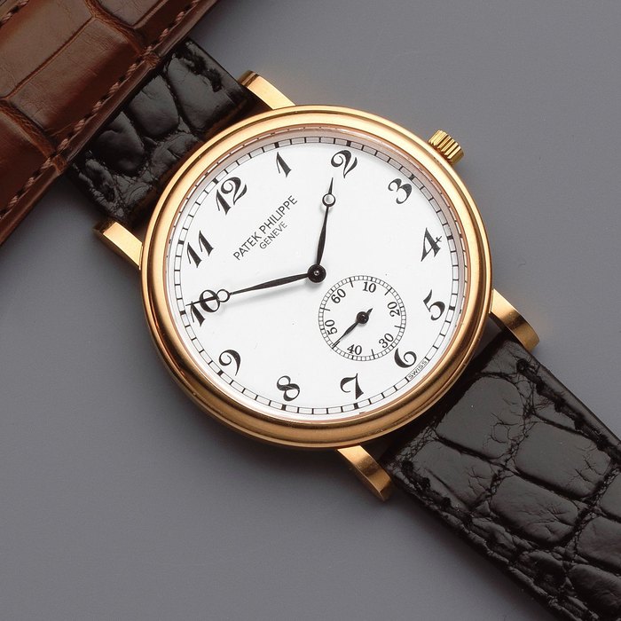Patek Philippe. An 18K rose gold manual wind wristwatch Calatrava, Ref: 5022R-010, Sold 3rd March 2000