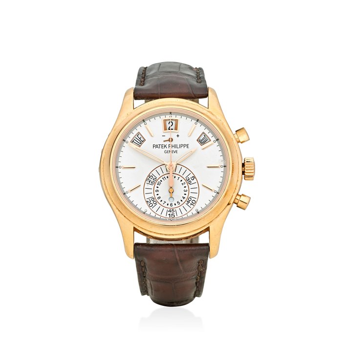 Patek Philippe. A fine 18K rose gold automatic chronograph wristwatch with annual calendarRef: 5960R-011, Sold 2013