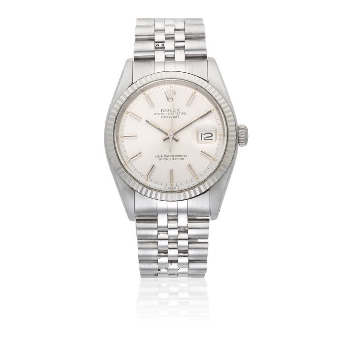 Rolex Rolex. A stainless steel automatic calendar bracelet watch Datejust, Ref: 1603, Circa 1973 · 1603