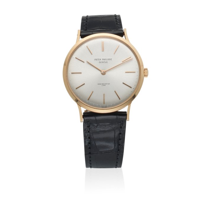 Patek Philippe. An 18K gold manual wind wristwatch Calatrava, Ref: 3484, Circa 1970