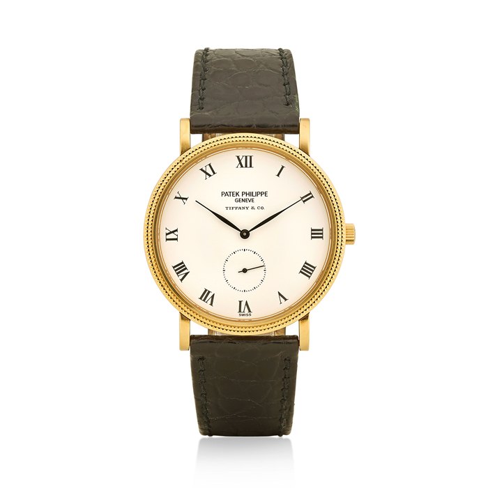 Patek Philippe. A fine 18K gold wristwatch Calatrava, Ref: 3919-001, 1998