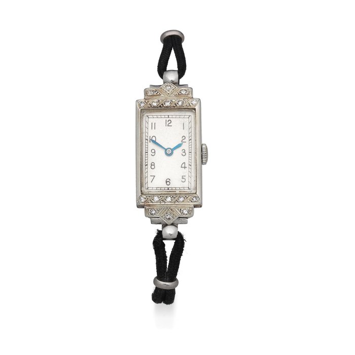 Rolex Rolex. A lady's 18K white gold and diamond set manual wind Art Deco cocktail wristwatch Glasgow Import mark for 1927, Price & Market Data