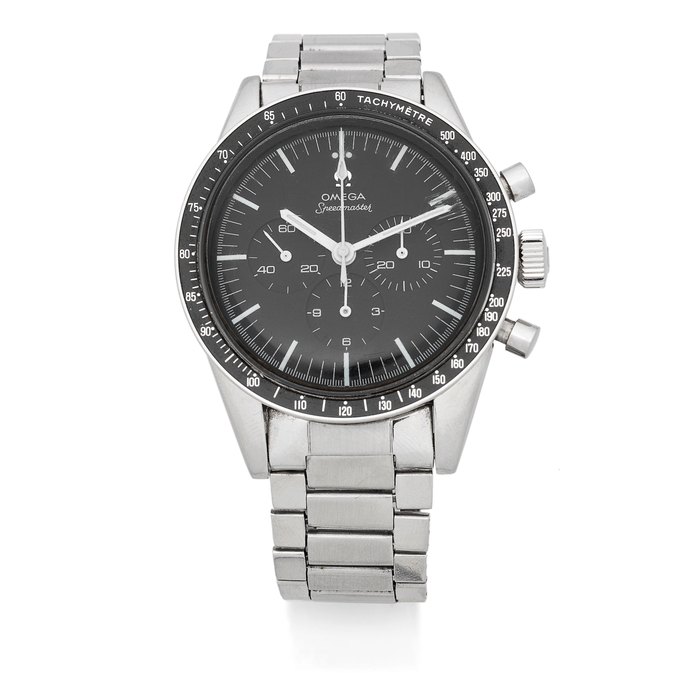 Omega Omega. A stainless steel manual wind chronograph bracelet watch Speedmaster 'Ed White', Ref: ST105.003-65, Circa 1965, Price & Market Data