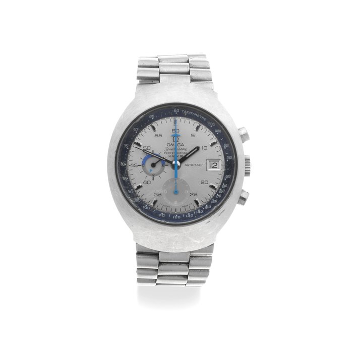 Omega. A stainless steel automatic calendar chronograph bracelet watch Speedmaster Professional Mark III, Ref: 176.002, Circa 1970
