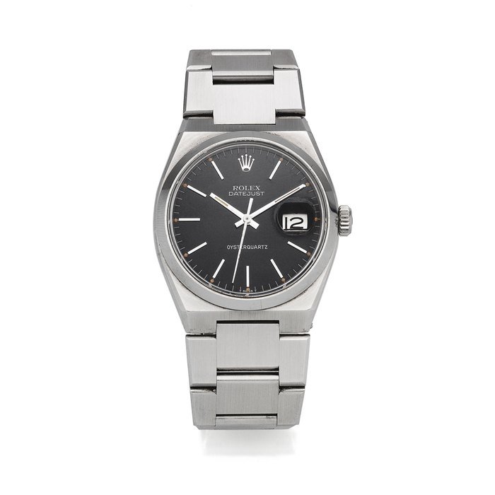 Rolex Rolex. A stainless steel quartz calendar bracelet watch Oysterquartz Datejust, Ref: 17000, Circa 1978 · 17000