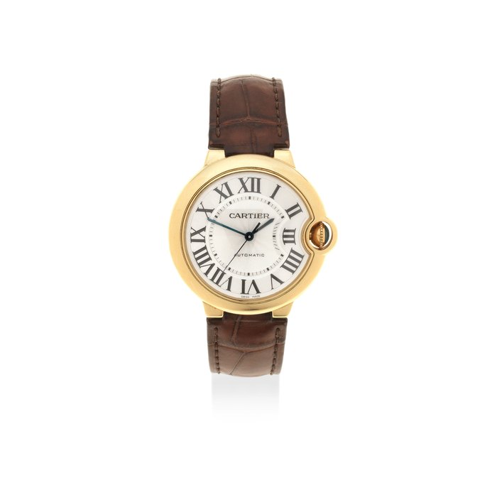 Cartier. An 18K gold automatic wristwatch Ballon Bleu, Ref: 3002, Circa 2010