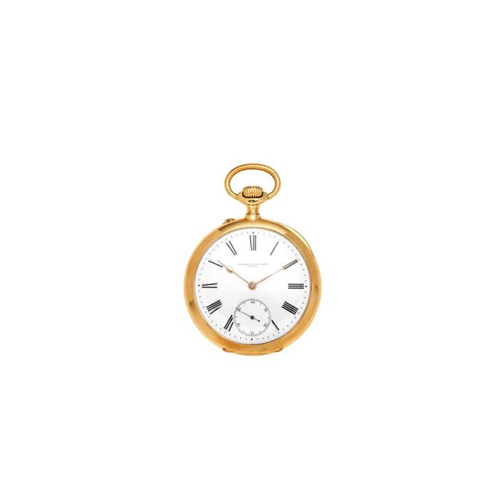  Vacheron & Constantin. An 18K gold keyless wind open face pocket watch retailed by Mascort & Bonturi, Buenos-Aires Circa 1910